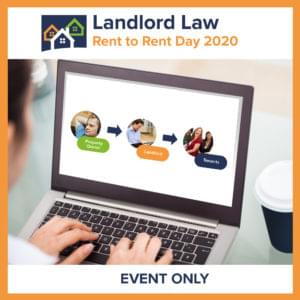 Landlord Law 2020 Rent to Rent Day - training only