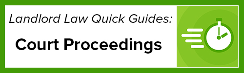 Court Proceedings Quick Guide