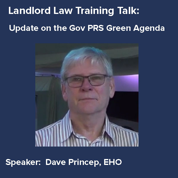 Training Talk 05- An update on the Green Agenda