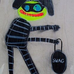 Burglar and swag