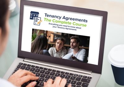 Tenancy Agreements -Complete Course - laptop